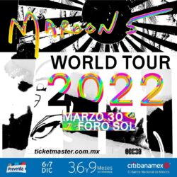 MAROON 5 EN MÉXICO 2022