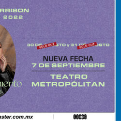 CARLA MORRISON ANUNCIA TERCERA FECHA EN EL TEATRO METROPOLITAN