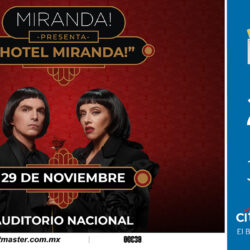 Miranda llega por primera vez al Auditorio Nacional