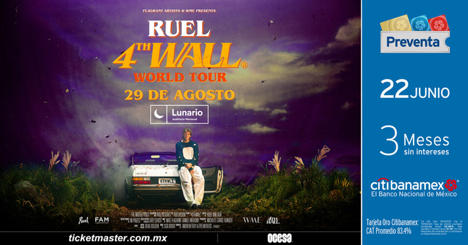 Ruel debutara en el Cdmx