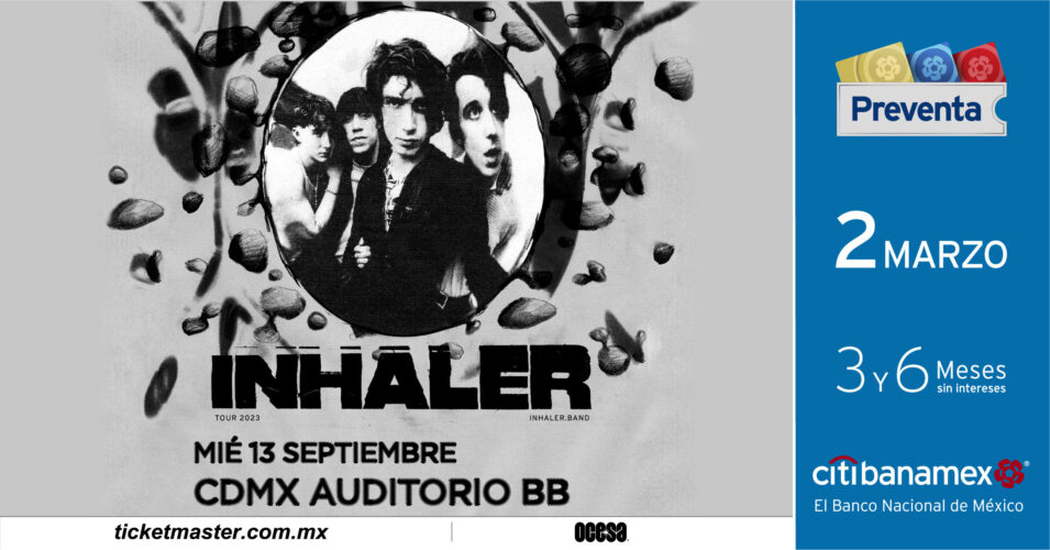 Inhaler llegara por primera vez al Auditorio bb