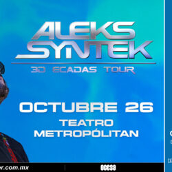 Aleks Syntek celebrará sus 3 décadas de carrera en el Metropólitan.