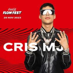 El chileno con Mejor reggaetón actualmente “Cris Mj”. Coca Cola flow fest 2023.