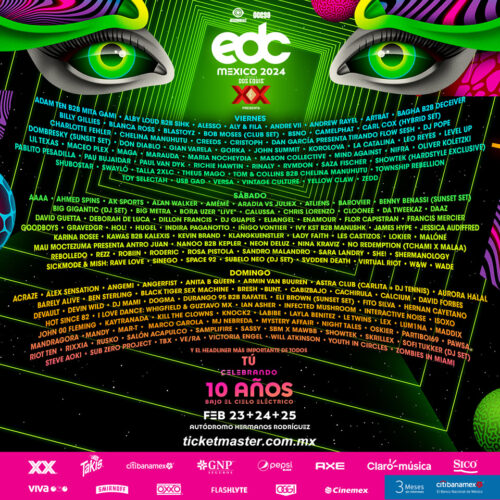 Ya tenemos el cartel del EDC por días, ¿Cuál te gustó más?