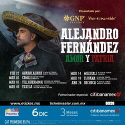  Alejandro Fernández presenta su gira  Amor y Patria