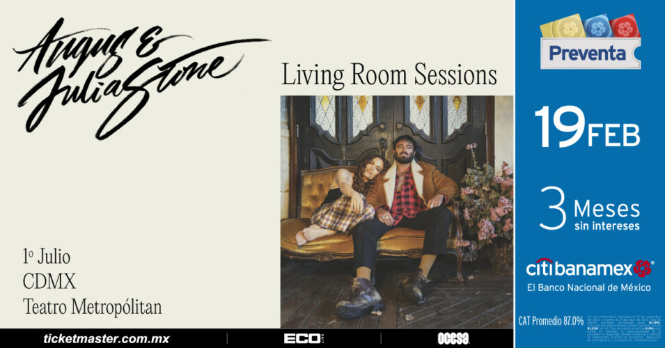 Angus y Julia Stone LLEGAN CON SU TOUR LIVING ROOM SESSIONS AL TEATRO METROPOLITAN