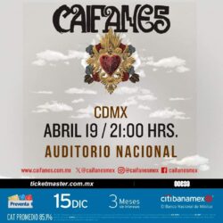 Caifanes tendrá su rito musical en el Auditorio Nacional el 19 de abril.