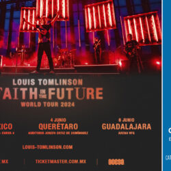 Louis Tomlinson presentara su último material titulado Faith In The Future en el Autódromo hermanos Rodríguez