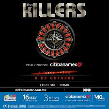 The Killers va por su segunda ronda en la cdmx