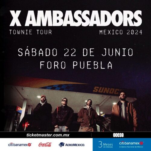 X Ambassadors llega por primera vez al escenario del Sala Puebla