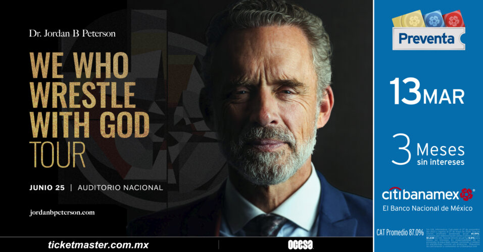 Dr. Jordan B. Peterson llega al Auditorio Nacional para dar una Platica