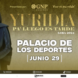 Yuridia llega al Domo de cobre con su gira Pa' Luego Es Tarde