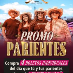 Vamos de parientes al Festival Arre con esta promoción.