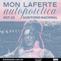 Mon Laferte continuará su gira Antipoiética en el Auditorio Nacional.