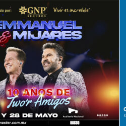 Emmanuel y Mijares, juntos otra vez en el Auditorio Nacional