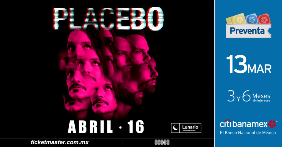 PLACEBO OFRECERA UN MINI SHOW EN EL LUNARIO