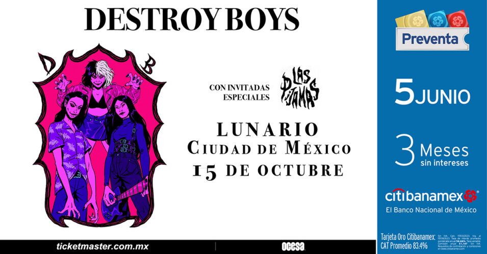 Destroy Boys Punk Rock Para México