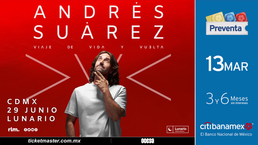 Andrés Suárez presentara su gira  Viaje de vida y vuelta.