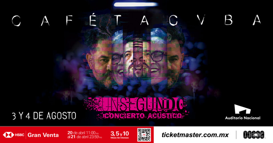 Café tacvba regresa al auditorio para presentar su segundo acústico.