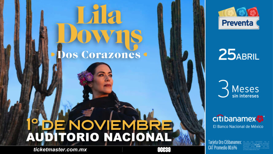 LILA DOWNS  honra el folclor mexicano en el Coloso de Reforma