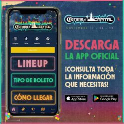 Corona capital 2023 lanza su App para que te organices.