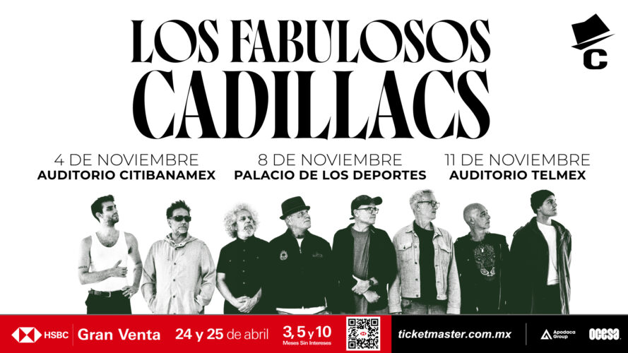 Los Fabulosos Cadillacs armaran la fiesta en el Palacio de los Deportes