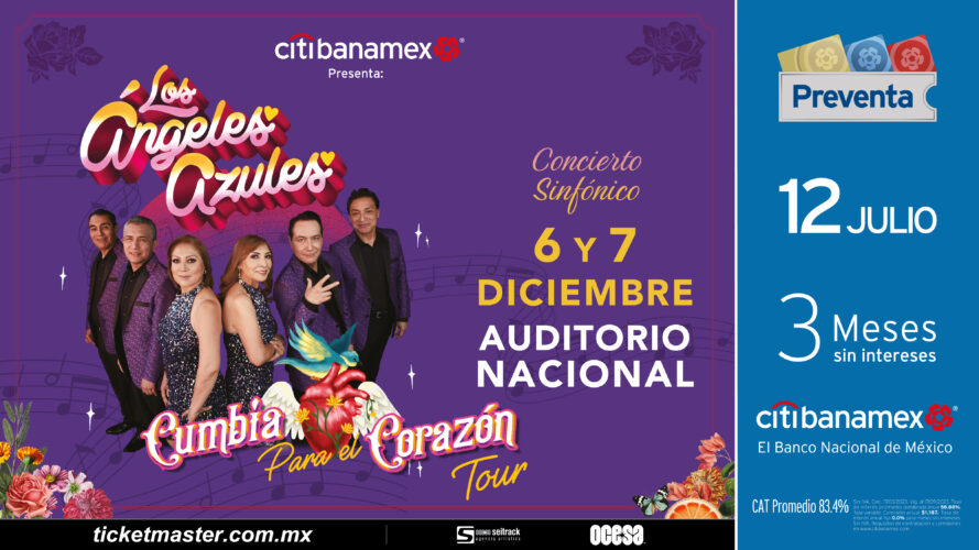 ¡Los Ángeles Azules enamorarán nuevamente al Auditorio Nacional con dos fechas!