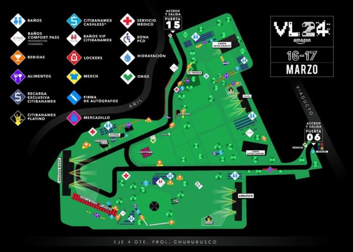 Tenemos el mapa del Vive Latino 2024.