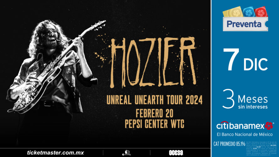 Hozier pisara el escenario del Pepsi center