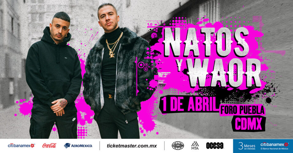 El rap español de NATOS Y WAOR reinara en el Foro Puebla