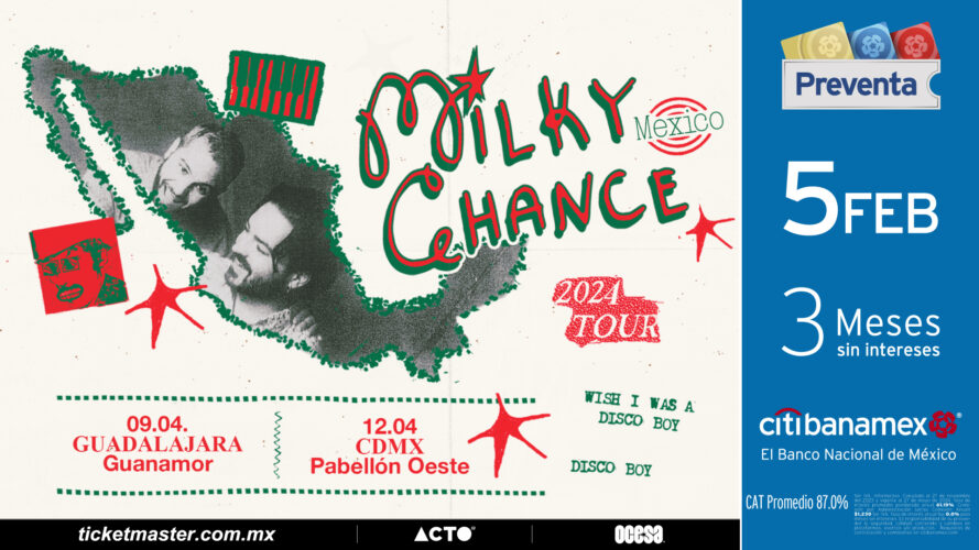 Milky Chance armara la fiesta en el Pabello Oeste