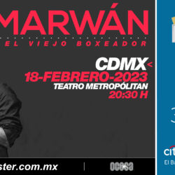 Marwán llega con El viejo boxeador Tour al Teatro Metropólitan.