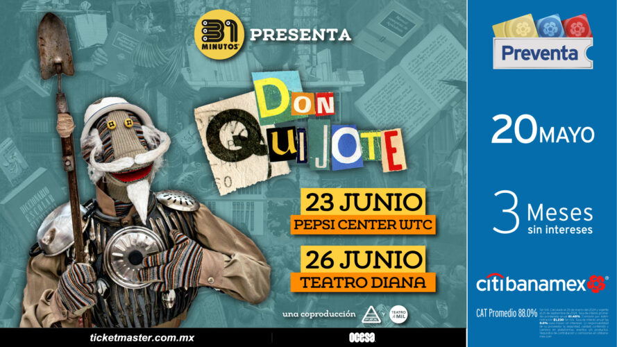 31 Minutos llega con su show  Don Quijote de la Mancha en el Pepsi center