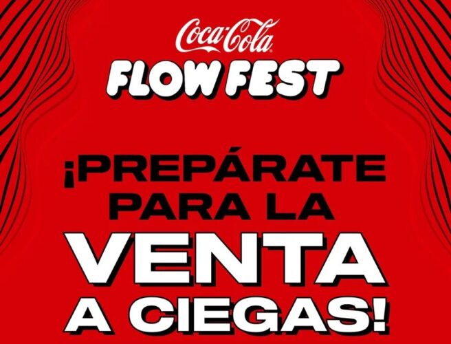 ¡Guarda la fecha! La venta a ciegas para el Flow Fest será el 29 de mayo, así quedan los precios.