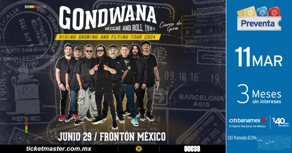 Gondwana resaltará la belleza musical del reggae en su recital del Frontón México.