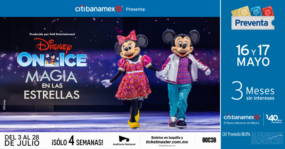 Disney On Ice Magia en las Estrellas llega de nuevo al Auditorio Nacional