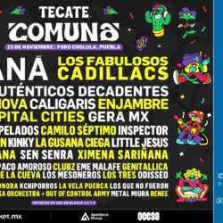 Los Fabulosos Cadillacs, Maná y Belanova encabezan la sexta edición del Tecate Comuna.