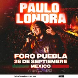 Paulo Londra llegara apoderarse del Foro puebla