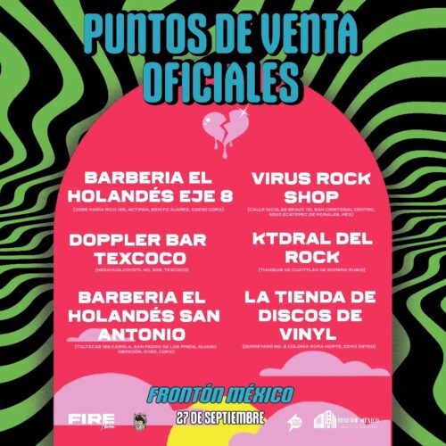 Puntos de venta para el Festival Horizonte