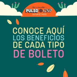 ¡Hoy es la venta general para el Pulso GNP! Conoce los beneficios de cada boleto