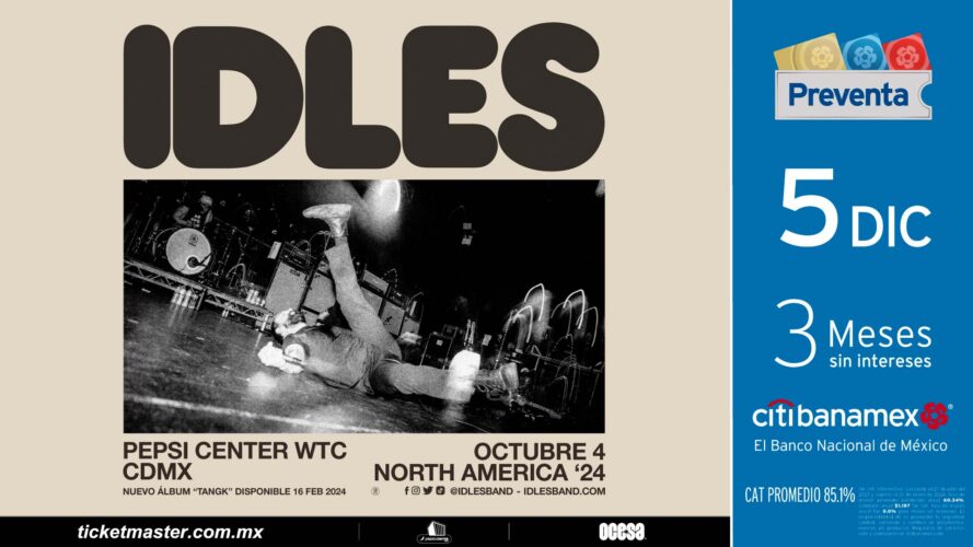 El punk rock de IDLES llega al Pepsi center