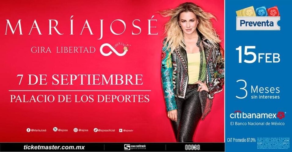 La Josa llega al Palacio de los Deportes con su gira Libertad