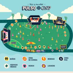 ¡No te pierdas! Traza la ruta, porque ya tenemos mapa para el Festival Pulso GNP 2024