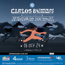 Carlos Sadness regresa a México para llenar el Auditorio Nacional con su Realismo Mágico