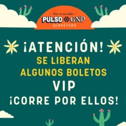 ¡Corre por ellos! Se liberan boletos VIP para el Pulso GNP