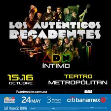 Se viene el Tuta Tuta con Los Auténticos Decadentes en el Teatro Metropólitan.