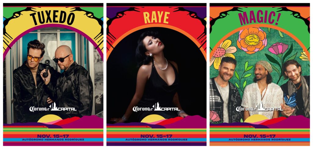 Magic!, Raye y Tuxedo se suman al cartel del Festival Corona Capital